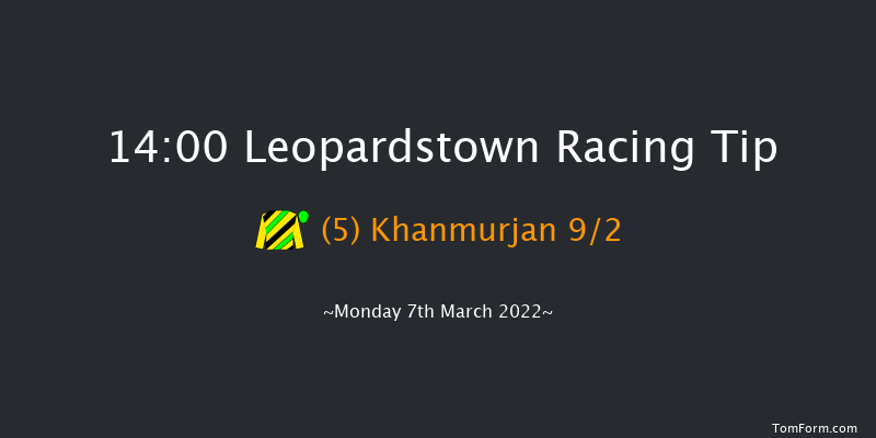 Leopardstown 14:00 Maiden Hurdle 16f Sun 6th Mar 2022