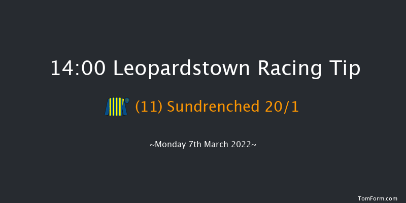 Leopardstown 14:00 Maiden Hurdle 16f Sun 6th Mar 2022