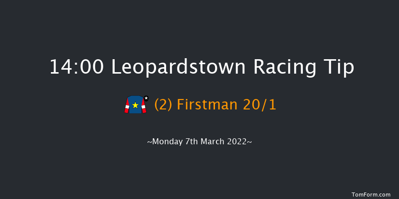 Leopardstown 14:00 Maiden Hurdle 16f Sun 6th Mar 2022