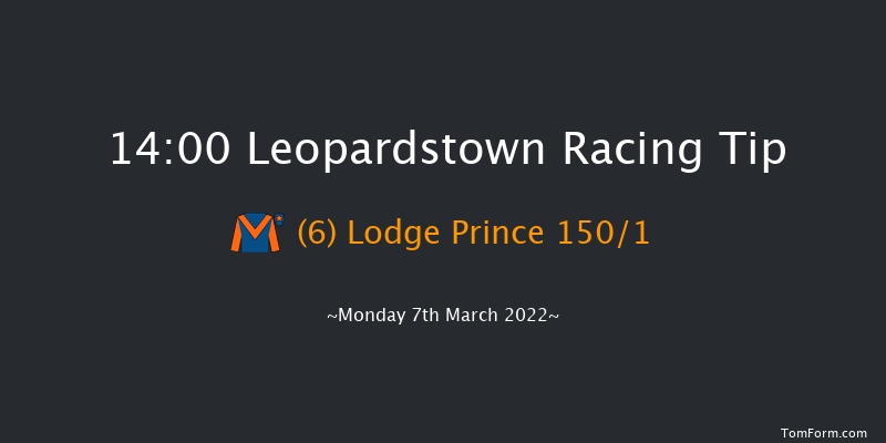 Leopardstown 14:00 Maiden Hurdle 16f Sun 6th Mar 2022