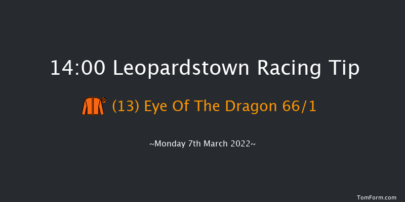 Leopardstown 14:00 Maiden Hurdle 16f Sun 6th Mar 2022