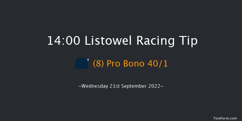 Listowel 14:00 Maiden Hurdle 16f Tue 20th Sep 2022