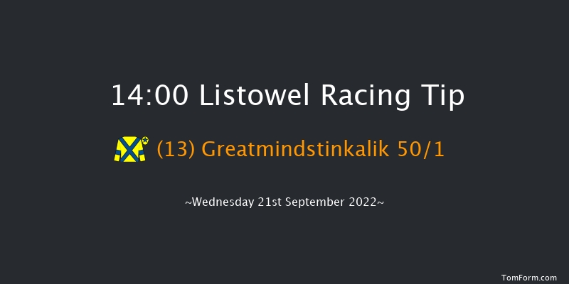 Listowel 14:00 Maiden Hurdle 16f Tue 20th Sep 2022