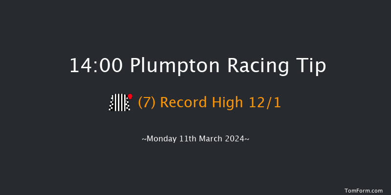 Plumpton  14:00 Novices Hurdle (Class 4)
20f Mon 4th Mar 2024