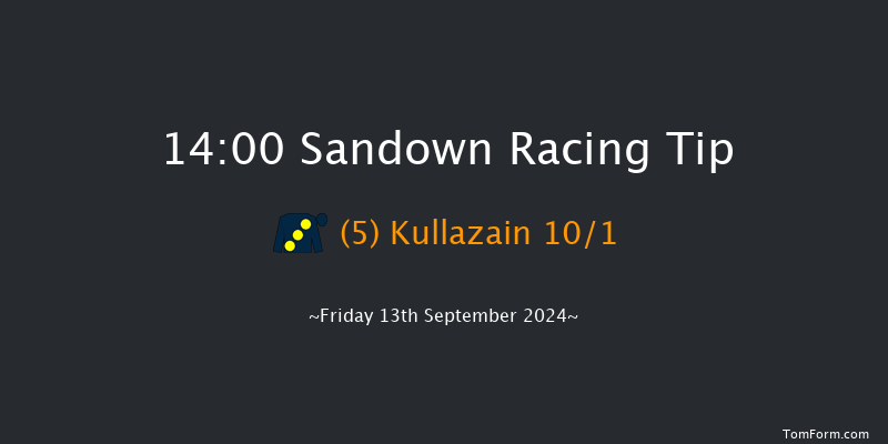 Sandown  14:00 Maiden (Class 4) 5f Sat 31st Aug 2024