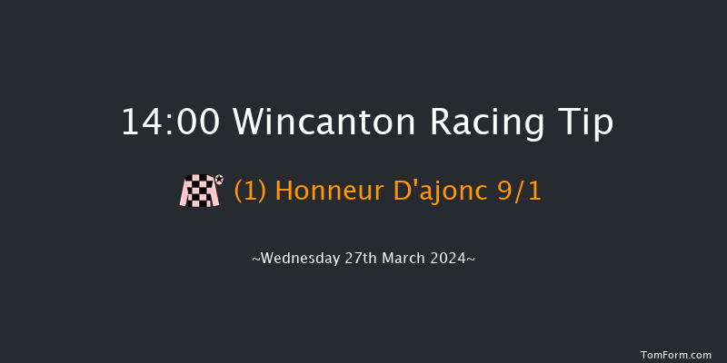 Wincanton  14:00
Handicap Hurdle (Class 4) 21f Thu 7th Mar 2024