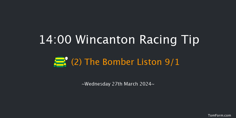 Wincanton  14:00
Handicap Hurdle (Class 4) 21f Thu 7th Mar 2024