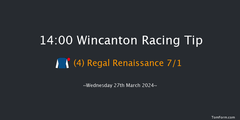 Wincanton  14:00
Handicap Hurdle (Class 4) 21f Thu 7th Mar 2024