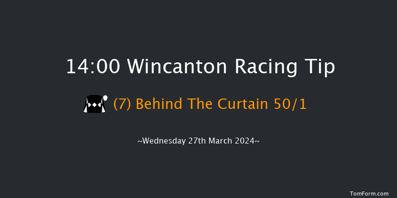 Wincanton  14:00
Handicap Hurdle (Class 4) 21f Thu 7th Mar 2024