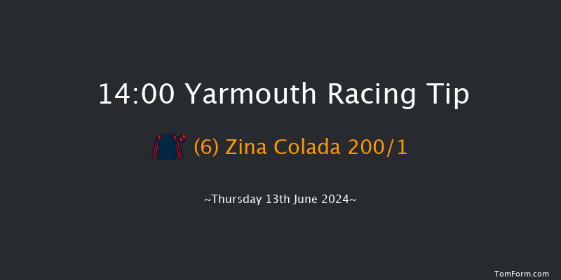 Yarmouth  14:00 Handicap
(Class 6) 7f Wed 12th Jun 2024