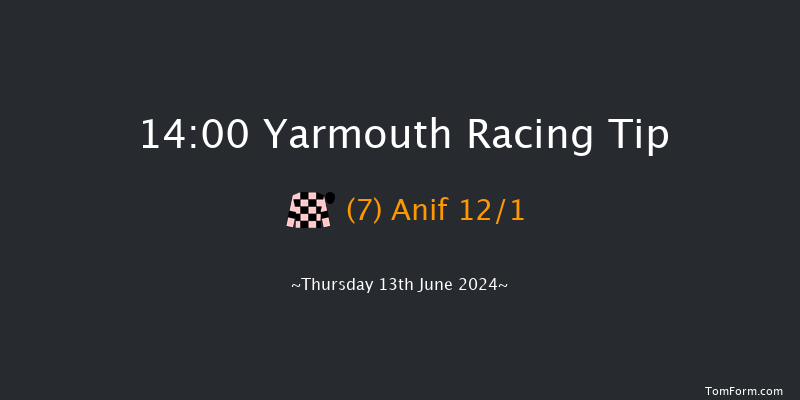 Yarmouth  14:00 Handicap
(Class 6) 7f Wed 12th Jun 2024