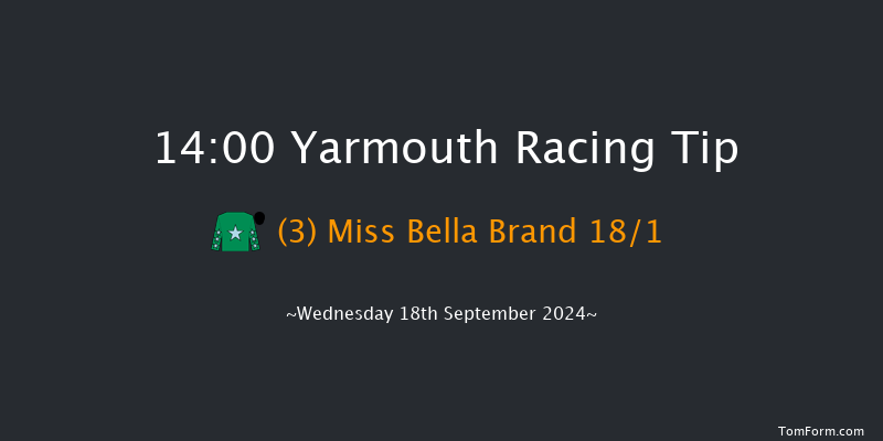 Yarmouth  14:00 Handicap (Class 5) 6f  Tue 17th Sep 2024