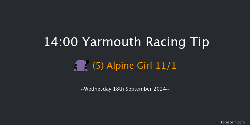 Yarmouth  14:00 Handicap (Class 5) 6f  Tue 17th Sep 2024