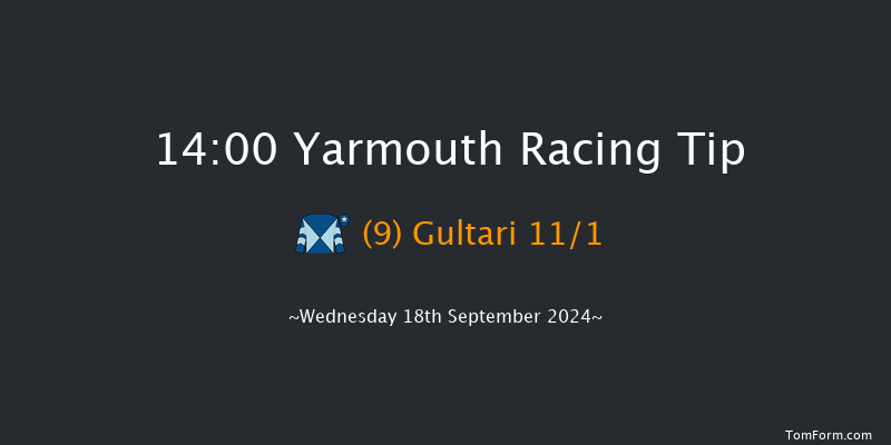 Yarmouth  14:00 Handicap (Class 5) 6f  Tue 17th Sep 2024