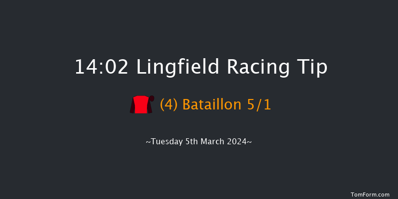 Lingfield  14:02 Handicap
Hurdle (Class 4) 20f Fri 1st Mar 2024