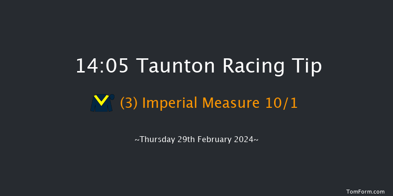 Taunton  14:05 Handicap Hurdle (Class 5)
19f Tue 20th Feb 2024