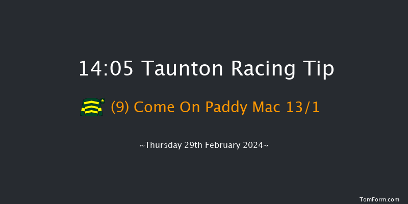 Taunton  14:05 Handicap Hurdle (Class 5)
19f Tue 20th Feb 2024