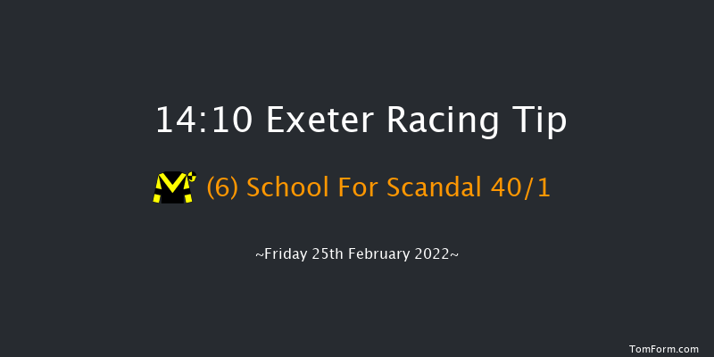 Exeter 14:10 Maiden Hurdle (Class 4) 18f Sun 13th Feb 2022