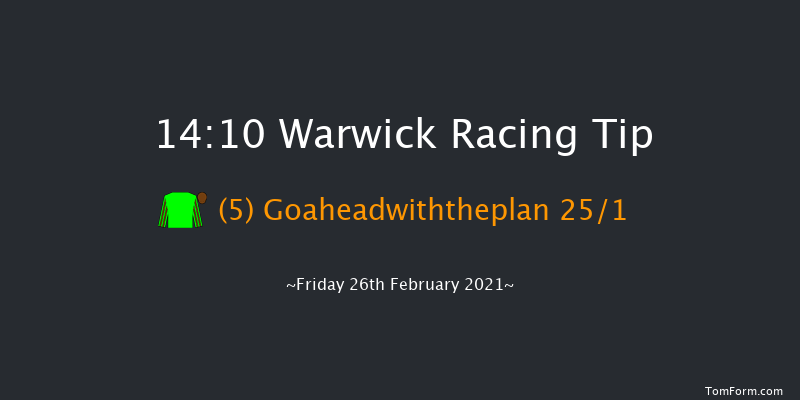 British Stallion Studs EBF 'National Hunt' Novices' Hurdle (GBB Race) Warwick 14:10 Maiden Hurdle (Class 4) 19f Mon 15th Feb 2021