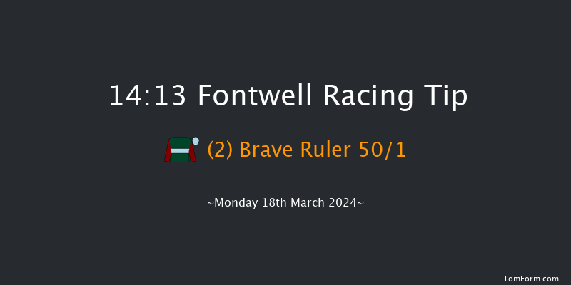 Fontwell  14:13 Maiden Hurdle
(Class 4) 18f Wed 14th Feb 2024