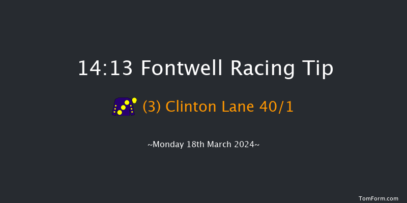 Fontwell  14:13 Maiden Hurdle
(Class 4) 18f Wed 14th Feb 2024