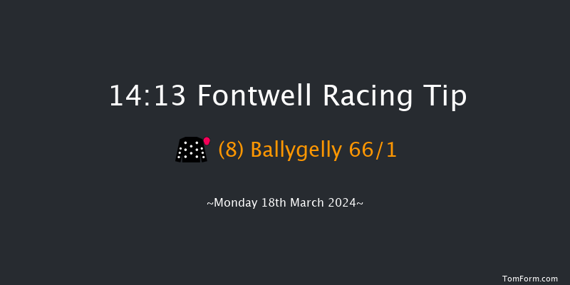 Fontwell  14:13 Maiden Hurdle
(Class 4) 18f Wed 14th Feb 2024