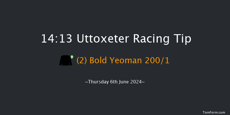 Uttoxeter  14:13 Maiden Hurdle
(Class 4) 23f Sun 26th May 2024