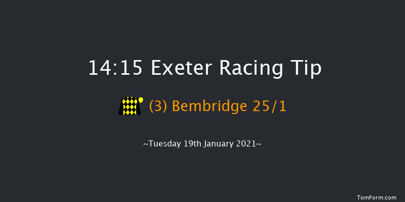 Follow RacingTV On Twitter Now Maiden Hurdle (GBB Race) Exeter 14:15 Maiden Hurdle (Class 4) 17f Sun 10th Jan 2021