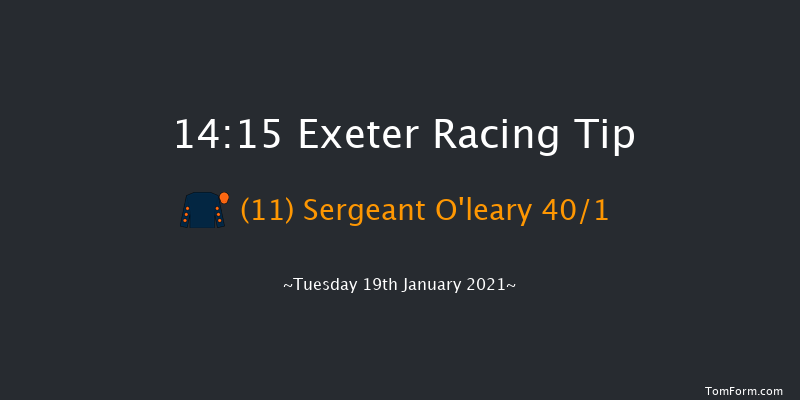 Follow RacingTV On Twitter Now Maiden Hurdle (GBB Race) Exeter 14:15 Maiden Hurdle (Class 4) 17f Sun 10th Jan 2021