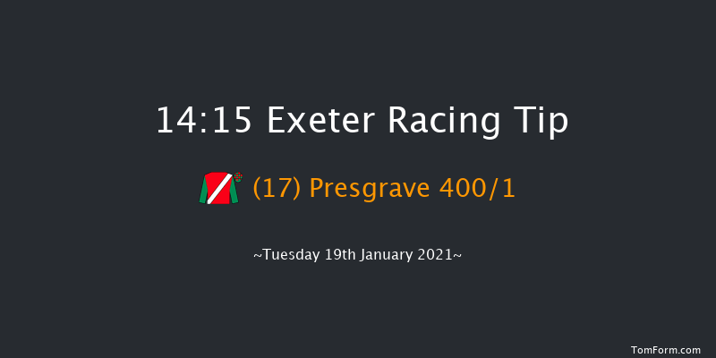 Follow RacingTV On Twitter Now Maiden Hurdle (GBB Race) Exeter 14:15 Maiden Hurdle (Class 4) 17f Sun 10th Jan 2021