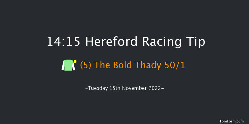 Hereford 14:15 Handicap Hurdle (Class 4) 26f Tue 8th Nov 2022