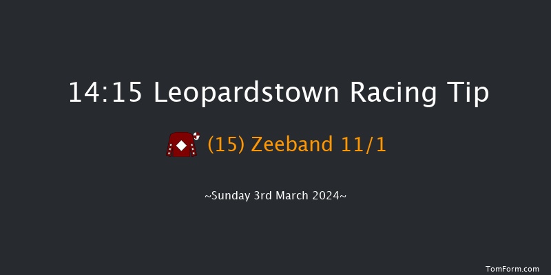 Leopardstown  14:15 Maiden Hurdle 16f Sun 4th Feb 2024