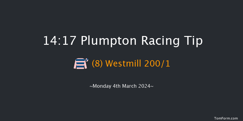 Plumpton  14:17 Novices Hurdle (Class 4)
20f Mon 26th Feb 2024