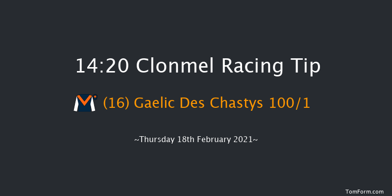 Derrygrath Maiden Hurdle Clonmel 14:20 Maiden Hurdle 16f Tue 19th Jan 2021