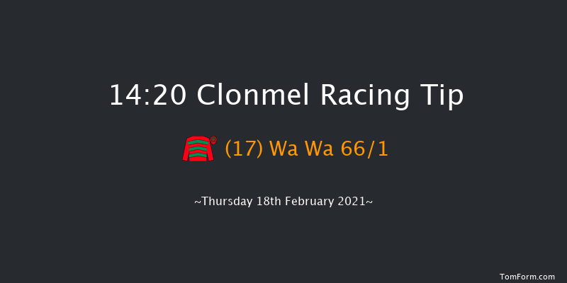 Derrygrath Maiden Hurdle Clonmel 14:20 Maiden Hurdle 16f Tue 19th Jan 2021