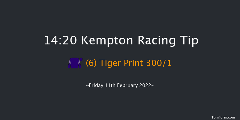 Kempton 14:20 Maiden Hurdle (Class 4) 21f Wed 9th Feb 2022