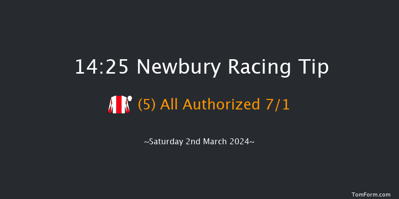 Newbury  14:25 Handicap Hurdle (Class 4)
16f Fri 1st Mar 2024