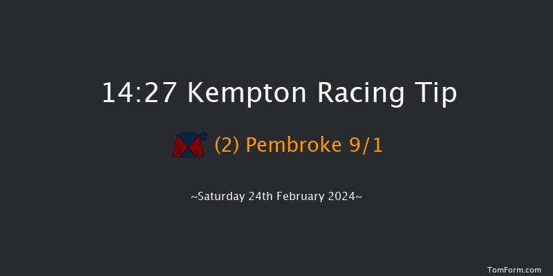 Kempton  14:27 Maiden Chase (Class
1) 20f Wed 21st Feb 2024