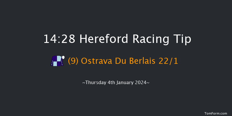 Hereford 14:28 Maiden Hurdle (Class 4) 22f Sat 16th Dec 2023