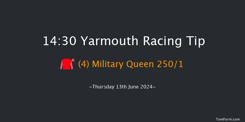 Yarmouth  14:30 Stakes (Class
5) 6f Wed 12th Jun 2024