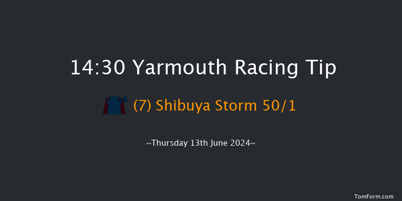 Yarmouth  14:30 Stakes (Class
5) 6f Wed 12th Jun 2024