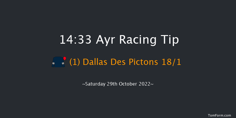 Ayr 14:33 Handicap Hurdle (Class 3) 24f Mon 24th Oct 2022