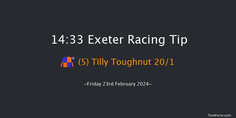 Exeter  14:33 Handicap Hurdle
(Class 4) 17f Sun 11th Feb 2024