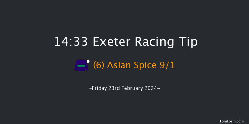 Exeter  14:33 Handicap Hurdle
(Class 4) 17f Sun 11th Feb 2024