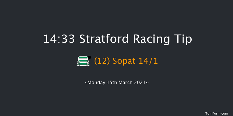 Bet At racingtv.com Handicap Hurdle Stratford 14:33 Handicap Hurdle (Class 3) 16f Sun 8th Nov 2020