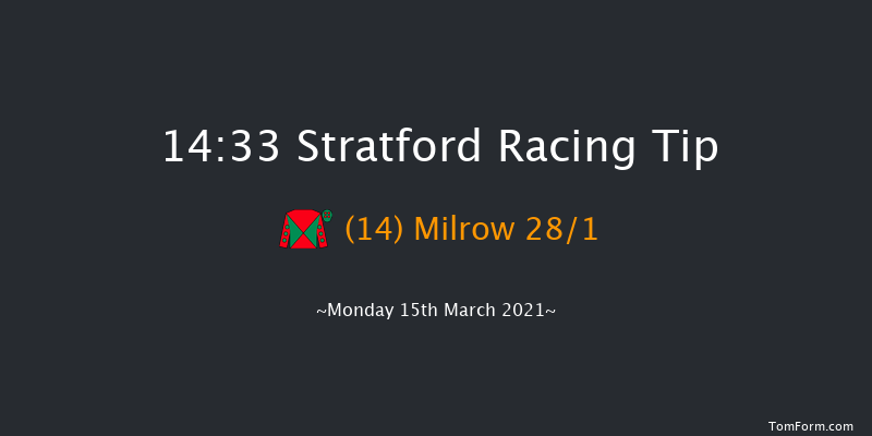 Bet At racingtv.com Handicap Hurdle Stratford 14:33 Handicap Hurdle (Class 3) 16f Sun 8th Nov 2020