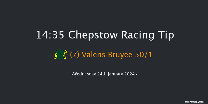 Chepstow  14:35
Maiden Hurdle (Class 4) 16f Wed 27th Dec 2023