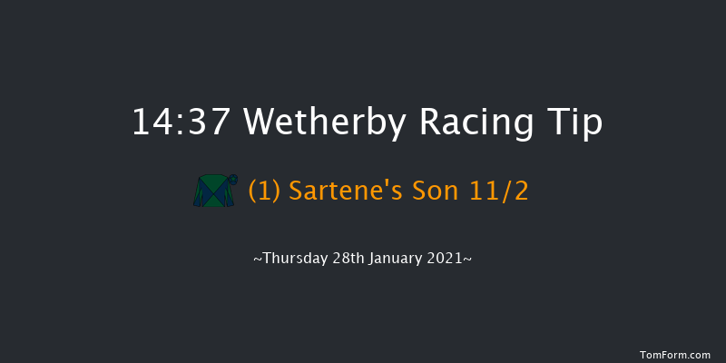 Join Racing TV Now Novices' Handicap Hurdle Wetherby 14:37 Handicap Hurdle (Class 5) 24f Tue 12th Jan 2021