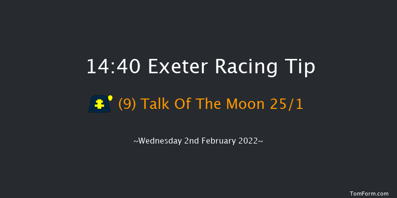 Exeter 14:40 Maiden Hurdle (Class 4) 17f Tue 18th Jan 2022