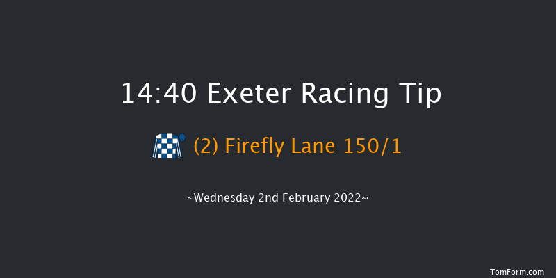 Exeter 14:40 Maiden Hurdle (Class 4) 17f Tue 18th Jan 2022